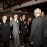 Armed Forces Dinner 2012 - Enlistment Ceremony